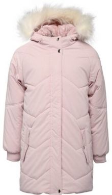 Lewro DENVIA Dievčenský zimný kabát, ružová, veľkosť 152-158