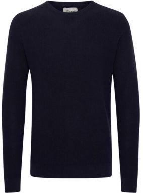 BLEND BHCODFORD CREW NECK KNIT NOOS Pánsky sveter, čierna, veľkosť