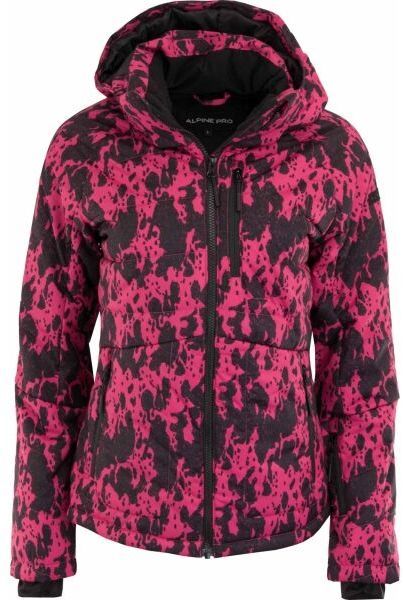 ALPINE PRO ECEDA Dámska lyžiarska bunda, ružová, veľkosť