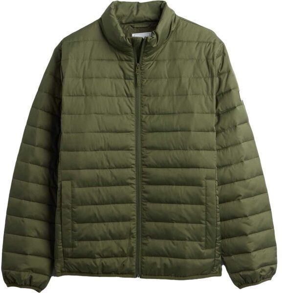 GAP V-FRCH LOGO Pánska prešívaná bunda, khaki, veľkosť