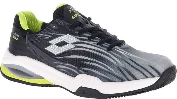 Lotto MIRAGE 200 CLY Pánska tenisová obuv, čierna, veľkosť 41