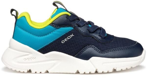 Geox J LOFTUS A Detská vychádzková obuv, tmavo modrá, veľkosť