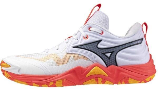 Mizuno WAVE MOMENTUM ELITE Pánska volejbalová obuv, biela, veľkosť 42.5