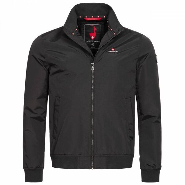 HOHENHORN BUINN Pánska bomber bunda, čierna, veľkosť