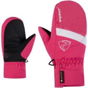 Ziener LEVIN-Z GTX MITTEN JUNIOR Dievčenské lyžiarske palčiaky, ružová, veľkosť