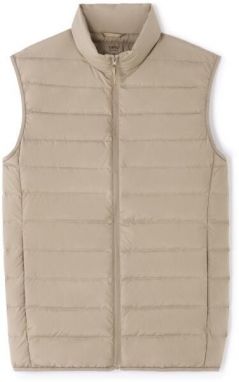 CELIO MULIGHTSL Pánska zimná vesta, béžová, veľkosť