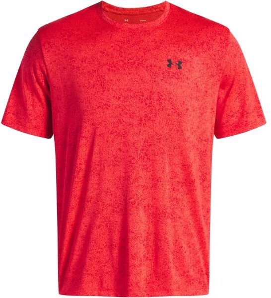 Under Armour TECH TEE PIXELATE Pánske športové tričko, červená, veľkosť S