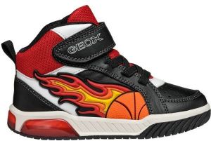 Geox J INEK Chlapčenská voľnočasová obuv, čierna, veľkosť