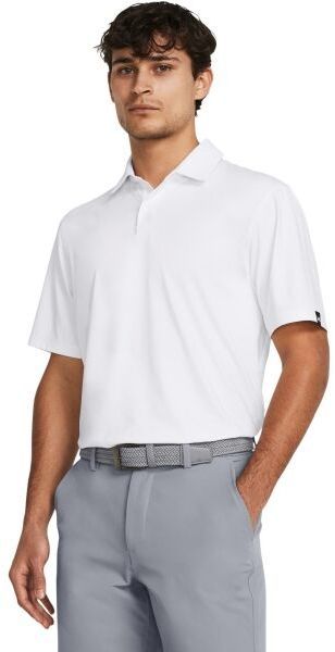 Under Armour T2G Pánske polo tričko, biela, veľkosť L