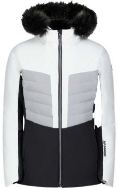FUNDANGO SALINA PADDED JACKET Dámska lyžiarska bunda, biela, veľkosť