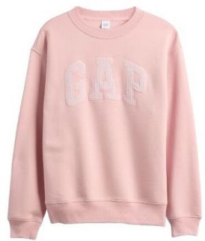 GAP V-FRCH EXCLUSVIE HERITAGE CREW Dámska mikina, ružová, veľkosť