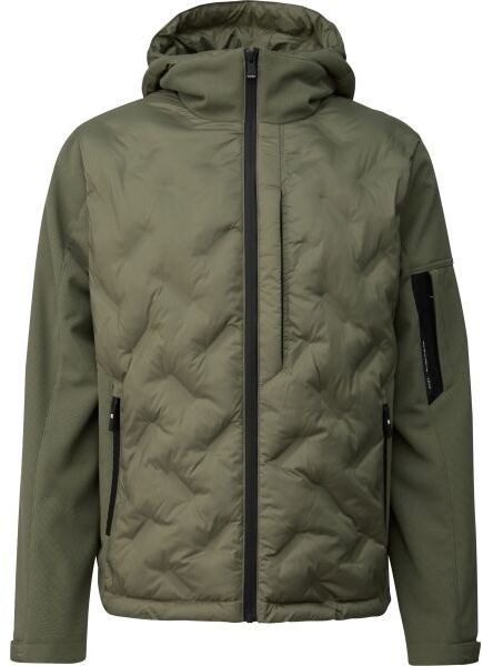s.Oliver OUTDOOR JACKET Pánska outdoorová bunda, khaki, veľkosť
