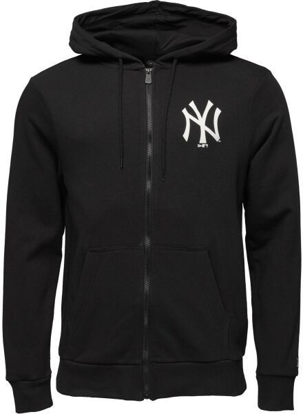 New Era MLB ESSENTIALS FZ HOODY NEYYAN Pánska mikina, čierna, veľkosť