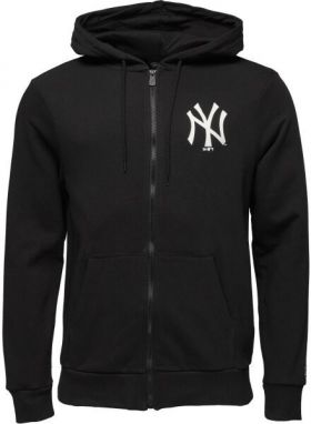 New Era MLB ESSENTIALS FZ HOODY NEYYAN Pánska mikina, čierna, veľkosť