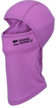 MONS ROYALE SANTA ROSA MERINO BALACLAVA Dámska funkčná kukla, fialová, veľkosť