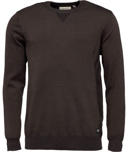 BLEND BHBRUTON Pánsky sveter, hnedá, veľkosť