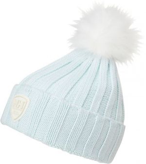 Helly Hansen W LIMELIGHT BEANIE Pletená čiapka s brmbolcom, svetlomodrá, veľkosť UNI