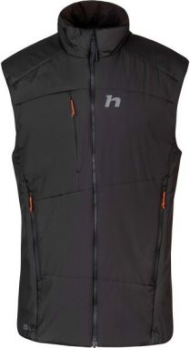 Hannah DEYN VEST Pánska zateplená vesta, tmavo sivá, veľkosť