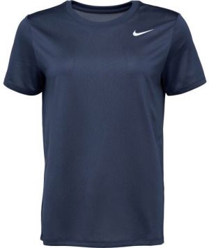 Nike NK DF TEE RLGD LBR Dámske tréningové tričko, tmavo modrá, veľkosť