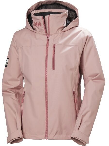 Helly Hansen CREW HOODED MIDLAYER Dámska jachtárska bunda, růžová, veľkosť