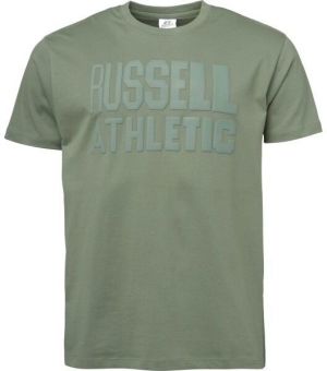 Russell Athletic OLIVA Pánske tričko, zelená, veľkosť