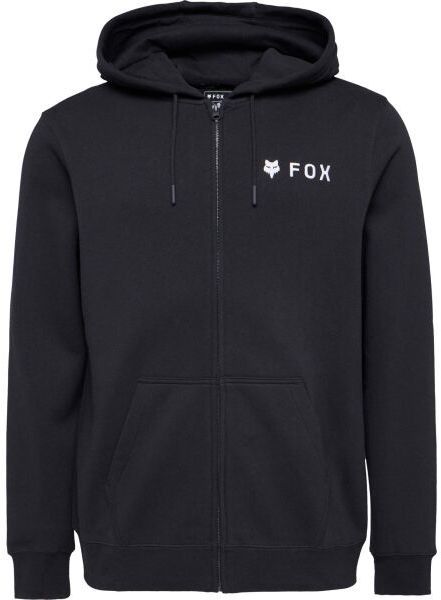 Fox FLEECE ZIP Pánska mikina, černá, veľkosť