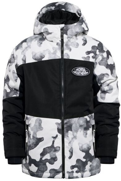 Horsefeathers RIGBY YOUTH Chlapčenská lyžiarska/snowboardová bunda, čierna, veľkosť