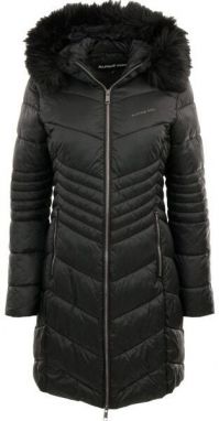 ALPINE PRO CERFA Dámsky zimný kabát, černá, veľkosť