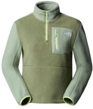 The North Face W YUMIORI 1/4 ZIP Dámska flísová bunda, světle zelená, veľkosť