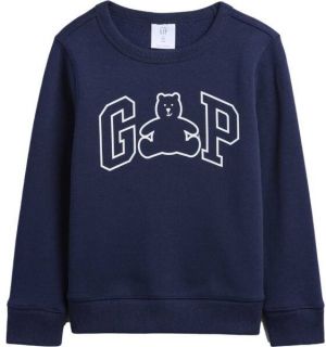 GAP V-DB GR CREW Detská mikina, tmavo modrá, veľkosť 3Y