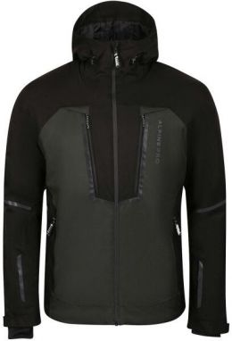 ALPINE PRO REWED Pánska lyžiarska bunda, černá, veľkosť