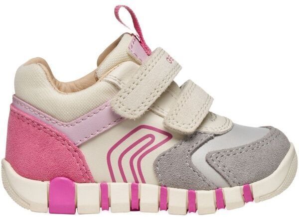 Geox B IUPIDOO Dievčenská voľnočasová obuv, sivá, veľkosť