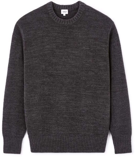 CELIO LEELAND Pánsky sveter, tmavo sivá, veľkosť