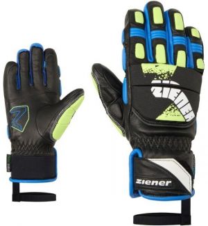 Ziener LONOS-Z RACE AS PR JUNIOR Detské lyžiarske rukavice, čierna, veľkosť