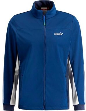 Swix CROSS JACKET M Pánska bežkárska bunda, modrá, veľkosť