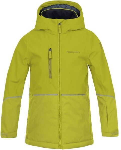 Hannah ANAKIN JR Detská lyžiarska bunda, reflexný neón, veľkosť 146-152