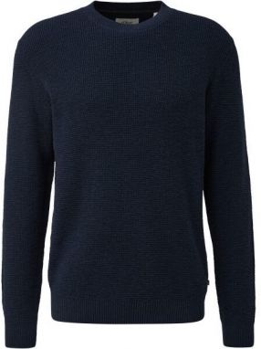 s.Oliver KNITTED PULLOVER NOOS Pletený sveter, tmavo modrá, veľkosť