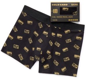 CELIO XMIBOGOLD Pánske boxerky v darčekovom balení, čierna, veľkosť