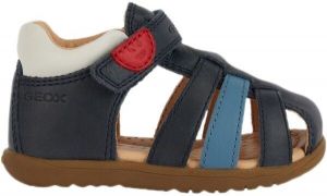 Geox B SANDAL MACCHIA BOY Chlapčenské sandále, tmavo modrá, veľkosť