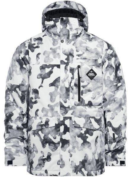 Horsefeathers RANGER Pánska lyžiarska/snowboardová bunda, biela, veľkosť