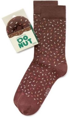 CELIO XMISODNUT Pánske ponožky v darčekovom balení, hnedá, veľkosť