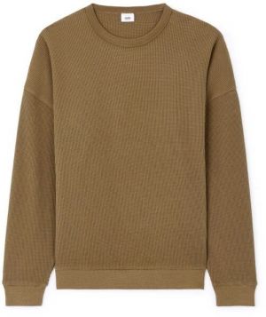 CELIO JECREWWAFF Pánska mikina, hnedá, veľkosť