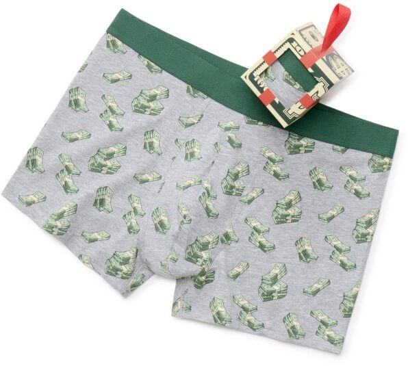 CELIO XMIBODOLAR Pánske boxerky v darčekovom balení, sivá, veľkosť