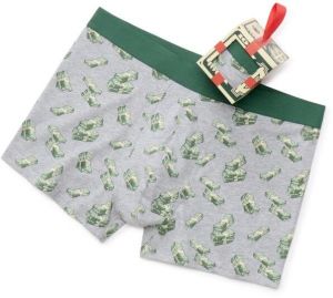 CELIO XMIBODOLAR Pánske boxerky v darčekovom balení, sivá, veľkosť