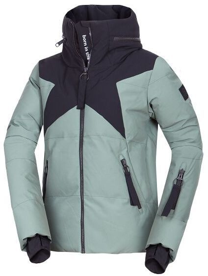 Northfinder ASHTYN Dámska lyžiarska bunda, svetlo zelená, veľkosť