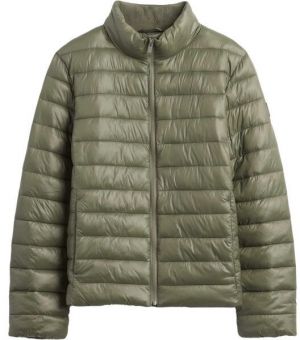 GAP V-FRCH LOGO LW PUFFER JKT Dámska prešívaná bunda, zelená, veľkosť
