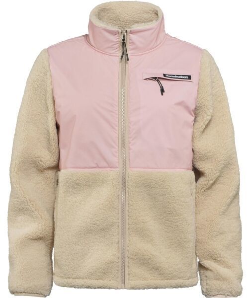 Horsefeathers GEMA Dámska flísová mikina, béžová, veľkosť