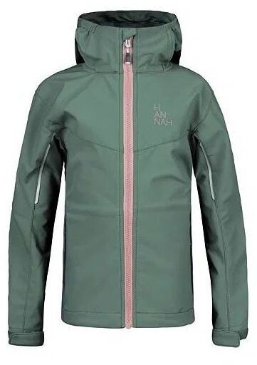 Hannah CAPRA JR Dievčenská softshellová bunda, zelená, veľkosť 146-152