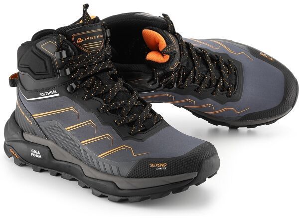 ALPINE PRO VARDON MID Pánska outdoorová obuv, tmavo modrá, veľkosť