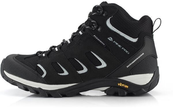 ALPINE PRO ZERDE Pánska outdoorová obuv, čierna, veľkosť